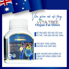 Vitatree Fat Detox Hỗ Trợ Giảm Mỡ, Thải Độc Gan 60 Viên