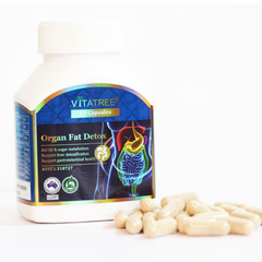 Vitatree Fat Detox Hỗ Trợ Giảm Mỡ, Thải Độc Gan 60 Viên