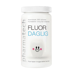 Nordisk Viên Ngậm Bảo Vệ Sức Khỏe Răng Miệng, Chống Sâu Răng Fluor Daglig Pharmatech 300 Viên