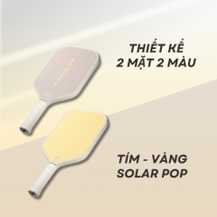 Facolos Vợt Pickleball Sport Series 2025 Màu Tím Vàng Solar Pop