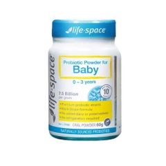 Life Space Men Vi Sinh Cho Bé Từ 0 - 3 Tuổi Probiotic Powder For Baby 60g