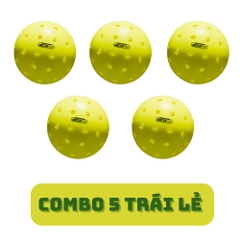 Combo 5 Trái Facolos F-Eco 48 Bóng Pickleball 48 Lỗ