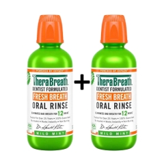 Combo 2 Chai TheraBreath Mind Mint 473ml
