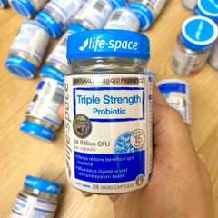Life Space Viên Uống Men Vi Sinh Hỗ Trợ Tiêu Hóa Cho Người Lớn Triple Strength Hàm Lượng Gấp 3 Lần 30 viên