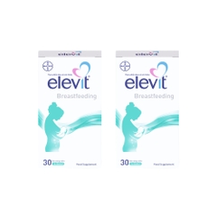 Combo 2 Hộp Elevit Viên Uống Bổ Sung Vitamin Tổng Hợp Mẹ Bầu Cho Bé Ti Breastfeeding 30 Viên