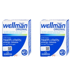 Combo 2 Hộp Vitabiotics Wellman Original Tăng Cường Sinh Lý Nam Giới
