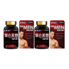 Combo 2 Hộp Viên Uống Tăng Cường SL Nam Welson For Men Từ Hàn Quốc - 60 Viên, Hiệu Quả Vượt Trội