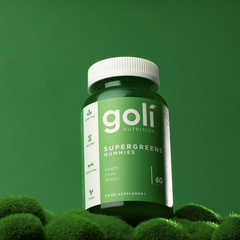 Kẹo Dẻo Bổ Sung Chất Xơ Hỗ Trợ Tiêu Hóa Goli Supergreens 60 Gummies