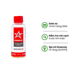 Starbalm Dầu Xoa Bóp Massage Giúp Thư Giản Cơ, Giảm Đau Nhức Chai 50ml