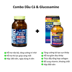 Orihiro Viên Uống Dầu Cá Bổ Sung Omega 3, EPA & DHA 180 Viên