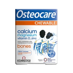 Vitabiotics Viên Nhai Osteocare Bổ Sung Canxi, Magie, Vitamin D Và Zinc Hỗ Trợ Chắc Khỏe Xương Hộp 30 Viên