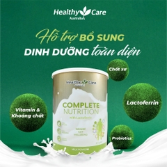 [DATE 7/10/2026] Healthy Care Sữa Uống Bổ Sung Dinh Dưỡng Complete Nutrition With Lactoferrin 800g
