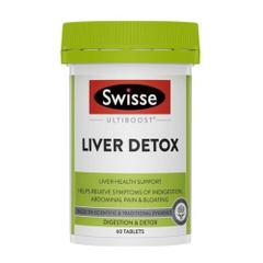 Swisse Ultiboost Viên Uống Liver Detox Hỗ Trợ Chức Năng Gan, Hỗ Trợ Giải Độc Gan