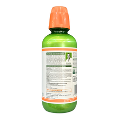 TheraBreath Nước Súc Miệng Hương Bạc Hà Dịu Nhẹ Không Cồn, Không Cay Rát Mind Mint Ngăn Ngừa Sâu Răng, Giảm Vôi Răng Cao Răng Chai 473ml