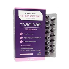 Combo 2 Hộp Manhae Viên Uống Nội Tiết Pháp Cho Phụ Nữ Tiền Mãn Kinh Không Gây U Nang, U Xơ 30 Viên