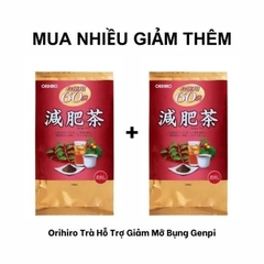 Orihiro Trà Hỗ Trợ Giảm Mỡ Bụng Genpi 60 Gói