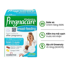 Vitabiotics Viên Uống Vitamin Tổng Hợp Cho Phụ Nữ Sau Sinh Pregnacare Breast-feeding No1 Hộp 84 Viên - Chính Hãng