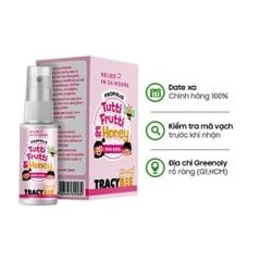Tracybee Xịt Keo Ong Xanh Vị Trái Cây Hỗ Trợ Cải Thiện Viêm Họng, Ho 30ml