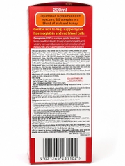 Vitabiotics Siro Bổ Sung Săt Hồng Cầu Hỗ Trợ Tăng Tạo Máu, Nâng Cao Sức Đề Kháng Feroglobin B12 Chai 200ml