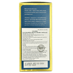 Vitatree Viên Uống Hỗ Trợ Xương Khớp Công Thức Mới Glucosamine Sụn Cá Mập 1500mg 100 Viên