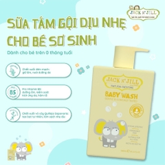 Jack N Jill Sữa Tắm Cho Bé Sơ Sinh 300ml (Màu Vàng)