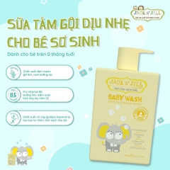 Jack N Jill Sữa Tắm Cho Bé Sơ Sinh 300ml (Màu Vàng)