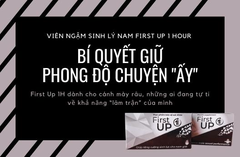 Viên ngậm Hauora First Up 1 Hour Hỗ Trợ Tăng Thời Gian