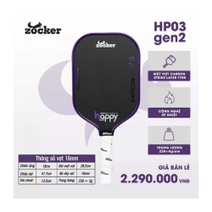 Zocker Vợt Pickleball HP3 Gen 2