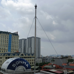 Thi cộng trọn bộ hệ thống chống sét nhà ở tại Hà Nội