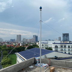 Thi cộng trọn bộ hệ thống chống sét nhà ở tại Hà Nội