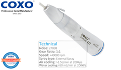 Tay khoan phẫu thuật đầu thẳng không đèn S-2BS