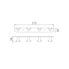 Móc áo EcoBath EC2007-4