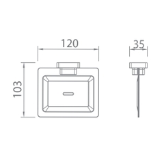 Kệ xà phòng EcoBath EC215-01