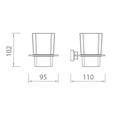 Kệ cốc EcoBath EC215-10
