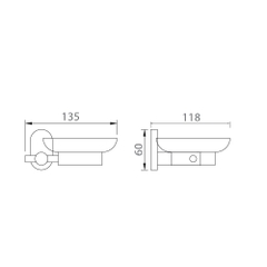 Kệ xà phòng EcoBath EC220-02