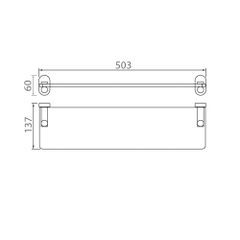 Kệ dưới gương EcoBath EC220-05