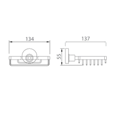 Kệ xà phòng EcoBath EC260-01