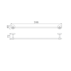 Vắt khăn đơn EcoBath EC260-08