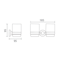 Kệ cốc EcoBath EC299-10