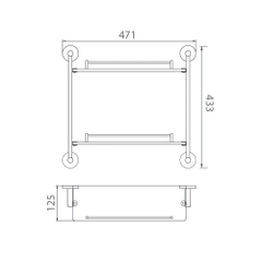Kệ phòng tắm EcoBath EC299-11