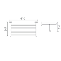 Vắt khăn giàn EcoBath EC299-12