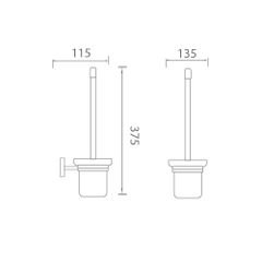 Chổi cọ toilet EcoBath EC299-15