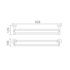 Vắt khăn đôi EcoBath EC299-09