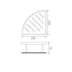 Kệ phòng tắm EcoBath EC4051-1