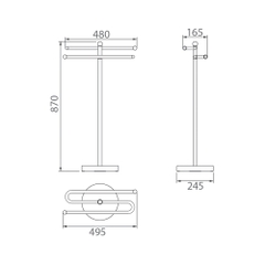 Vắt khăn cây EC5002
