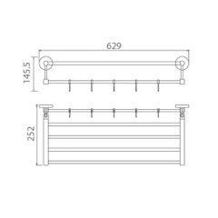 Vắt khăn giàn EcoBath EC5018
