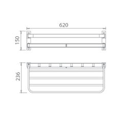 Vắt khăn giàn EcoBath EC5019