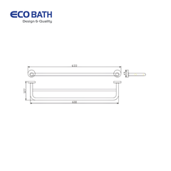 Vắt khăn đôi EcoBath EC260-09N