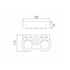 Kệ cốc EcoBath EC6052