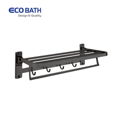 Vắt khăn giàn EcoBath EC5015-45MB màu đen mờ